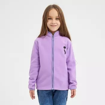 Джемпер детский, лиловый, рост 122 см