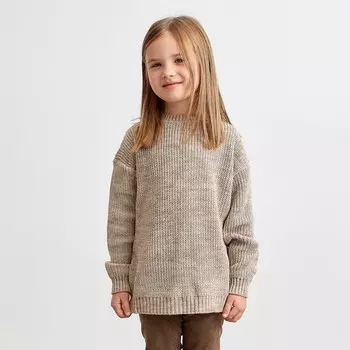 Джемпер детский MINAKU: Casual Collection KIDS, цвет бежевый, рост 104