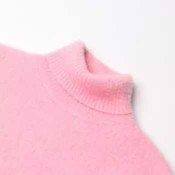 Джемпер для девочек, цвет розовый, рост 128-134 см