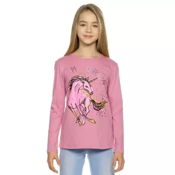 Джемпер для девочек, рост 116 см, цвет лиловый