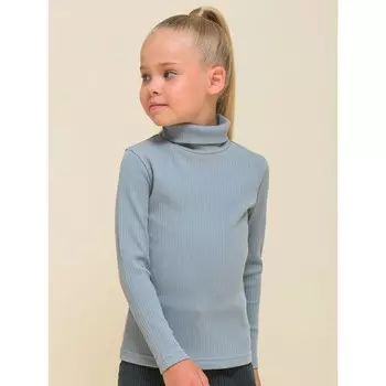 Джемпер для девочек, рост 134 см, цвет серый