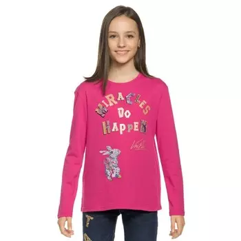 Джемпер для девочек, рост 134 см, цвет малиновый