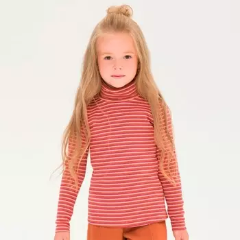 Джемпер для девочек, рост 134 см, цвет охра