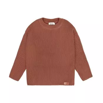 Джемпер для девочек, рост 152 см, цвет коричневый