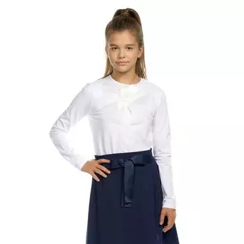 Джемпер для девочек, рост 152 см, цвет белый