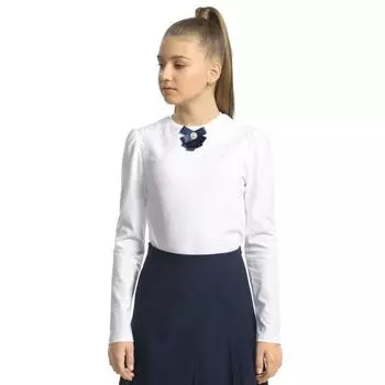 Джемпер для девочек, рост 152 см, цвет белый