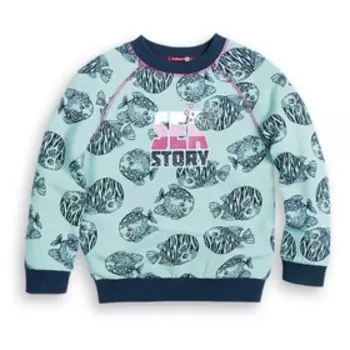 Джемпер для девочек, рост 86 см, цвет aqua