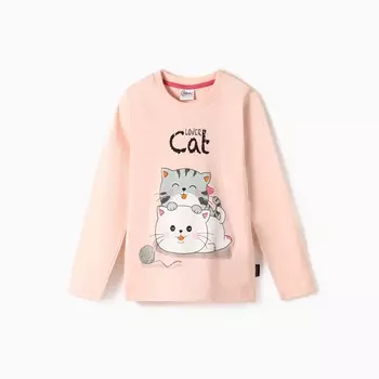 Джемпер для девочки BV-D1088, цвет св-розовый, рост 98 (3г)