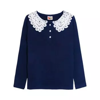 Джемпер для девочки, рост 128 см, цвет тёмно-синий