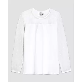 Джемпер для девочки, рост 140 см, цвет белый