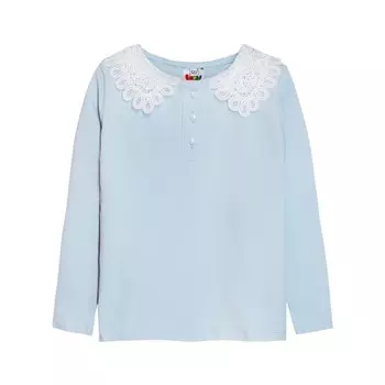 Джемпер для девочки, рост 158 см, цвет голубой