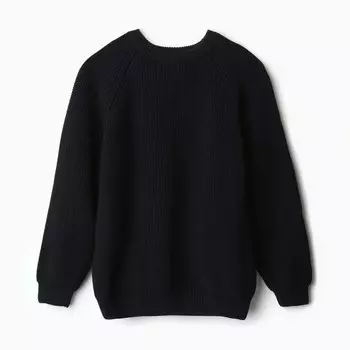 Джемпер для мальчика, цвет тёмно-синий, рост 128-134 см