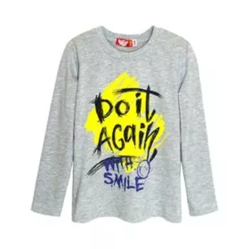 Джемпер для мальчика, рост 110 см, цвет серый меланж