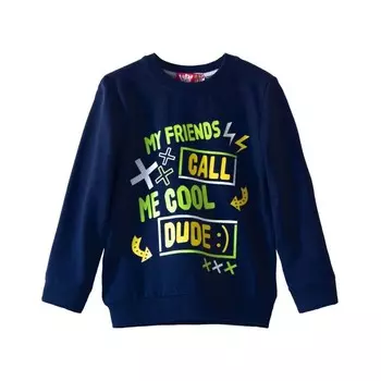 Джемпер для мальчика, рост 116 см, цвет тёмно - синий