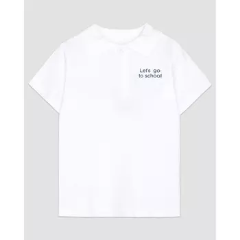 Джемпер для мальчика, рост 122 см, цвет белый