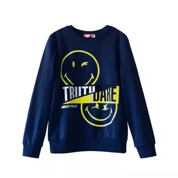 Джемпер для мальчика, рост 140 см, цвет тёмно - синий