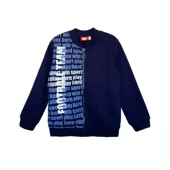 Джемпер для мальчика, рост 164 см, цвет тёмно - синий