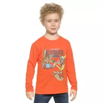 Джемпер для мальчиков, рост 92 см, цвет оранжевый