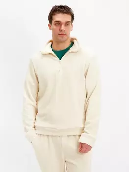 Джемпер флисовый мужской MINAKU: Fleece Soft, размер 46, бежевый