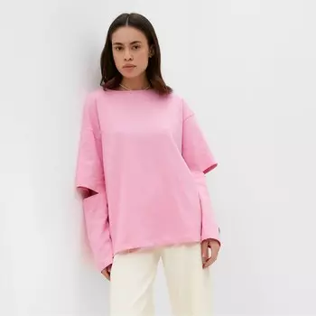 Лонгслив MIST: Base, размер S-M, розовый