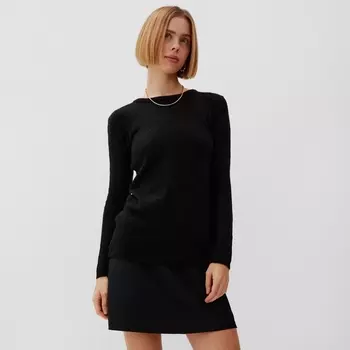 Джемпер женский MINAKU: Knitwear collection, чёрный, размер 42