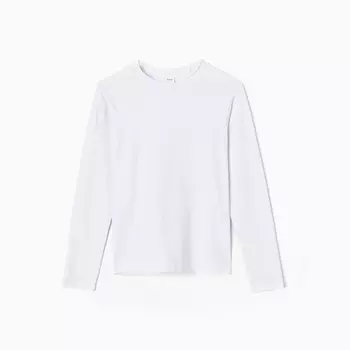 Лонгслив женский MINAKU: Basic line Collection, белый, размер 42