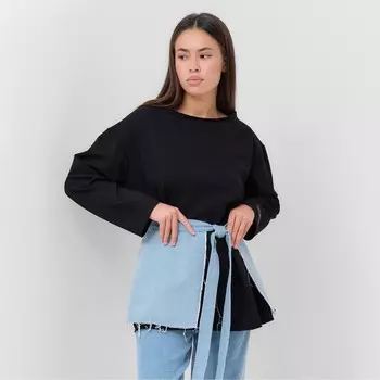 Лонгслив женский MIST, размер L-XL, чёрный