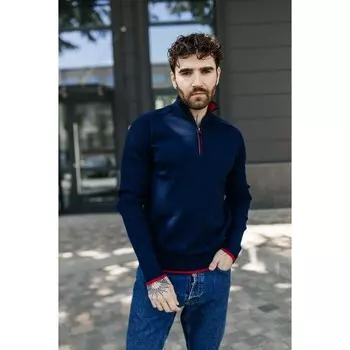 Джемпер мужской Isee, размер 50, цвет тёмно-синий