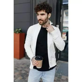 Джемпер мужской Isee, размер 54, цвет белый