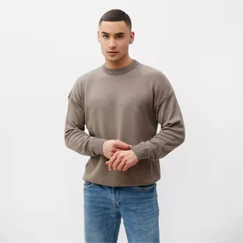 Джемпер мужской MINAKU: Casual Collection, размер 54, тауп