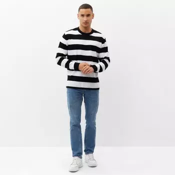Джемпер мужской MINAKU: Knitwear collection, размер 44, чёрный