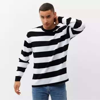 Джемпер мужской MINAKU: Knitwear collection, размер 54, чёрный