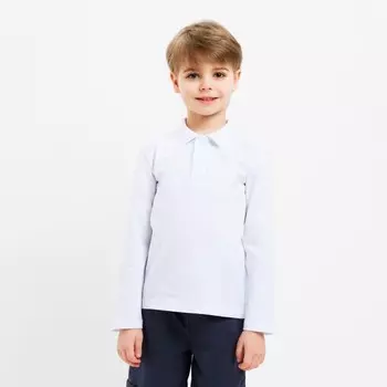 Джемпер (поло) детский MINAKU, белый, рост 104 см