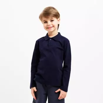 Джемпер (поло) детский MINAKU, тёмно-синий, рост 104 см