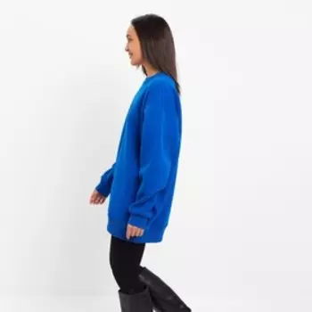 Свитшот женский MINAKU: Casual Collection, синий, размер 48
