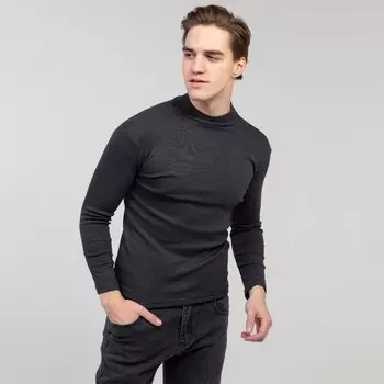 Джемпер (Водолазка) мужская, цвет графит, размер 50