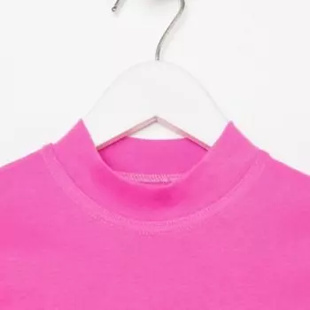 Джемпер (водолазка) для девочки Л1078, цвет цвет розовый, рост 116 см (60)