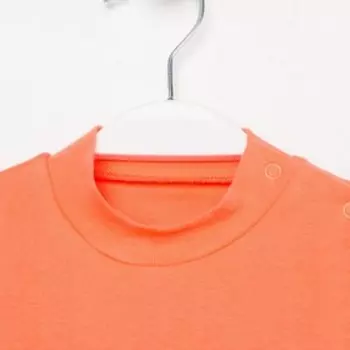 Джемпер (водолазка) для девочки Л2699, цвет оранжевый, рост 86 см (52)