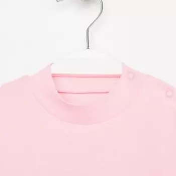 Джемпер (водолазка) для девочки Л2699, цвет розовый, рост 86 см (52)