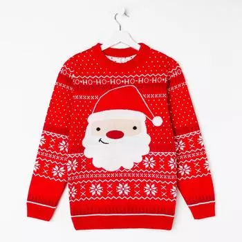 Джемпер вязаный новогодний KAFTAN "Santa" размер 46