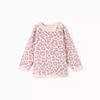 Джемпер вязаный Крошка Я Leo Baby рост 92-98 см, розовый