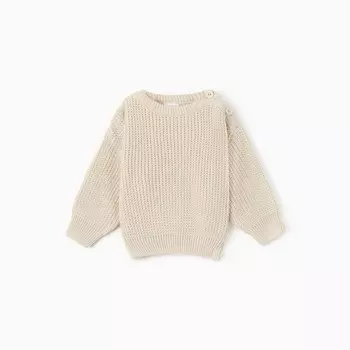 Джемпер вязаный Крошка Я, р.80-86, бежевый
