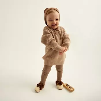 Джемпер вязаный SL Home, рост 74-80 см, песочный