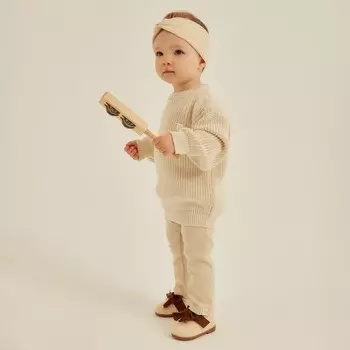 Джемпер вязаный SL Home, рост 92-98 см, молочный