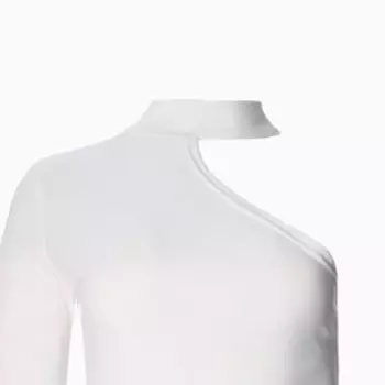 Лонгслив женский, белый, размер 44