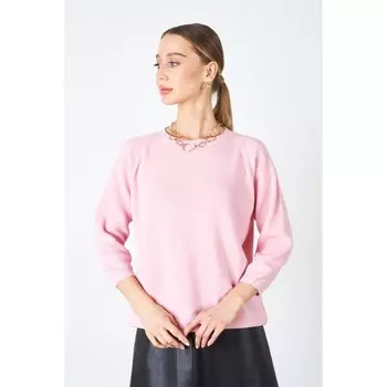 Джемпер женский Eliseeva Olesya, размер 50-52, цвет розовый