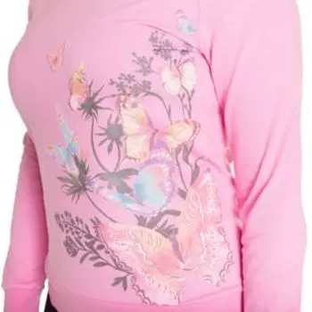 Джемпер женский KAFTAN "Бабочки", цвет розовый, размер XS(42), хлопок 100%