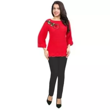 Джемпер женский, размер 42, цвет красный