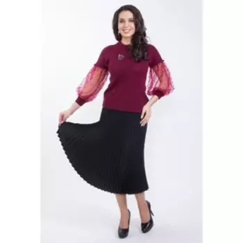 Джемпер женский, размер 42, цвет красный