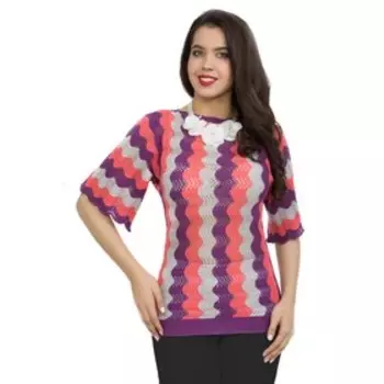 Джемпер женский, размер 44, цвет фиолетовый